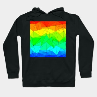 rainbow triangle mosaic Hoodie